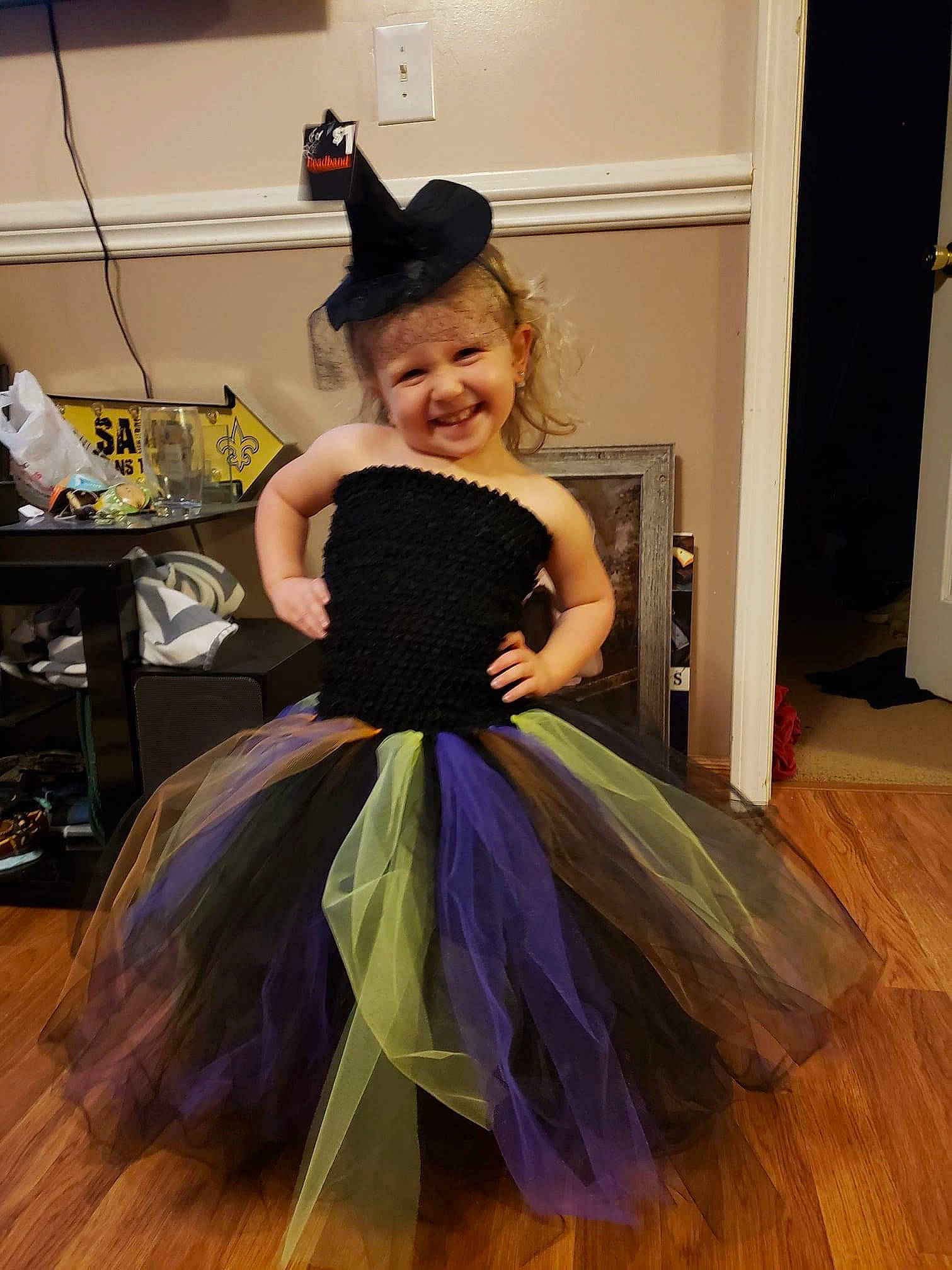 Lennox joined the competition — help win amazing prizes! ballet_tutu, dance, door, entertainment, event, fashion_accessory, fashion_design, flooring, formal_wear, fun, gown, happy, hardwood, joy, magenta, performing_arts, person, purple, smile, toddler