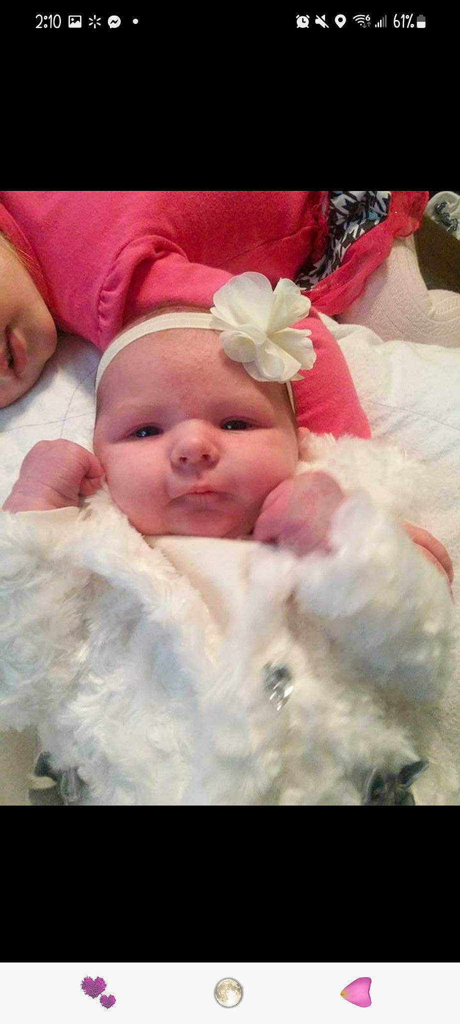 Mariyah joined the competition — help win amazing prizes! baby, baby_products, baby_sleeping, baby_toddler_clothing, cheek, child, cloud, comfort, event, eye, happy, headgear, linens, lip, love, person, pink, skin, smile, textile