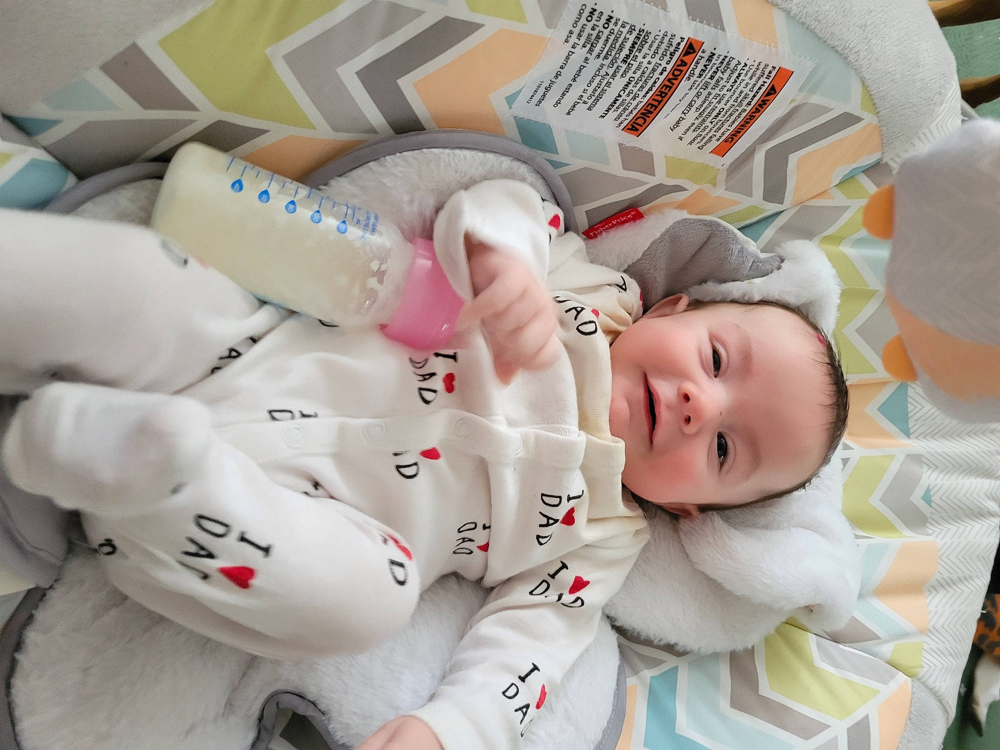 Hannaray is registered to the contest to win money with this photo: baby, baby_products, baby_toddler_clothing, cheek, child, comfort, eyelash, facial_expression, finger, font, gesture, happy, health_care, nail, person, room, service, skin, textile, toddler