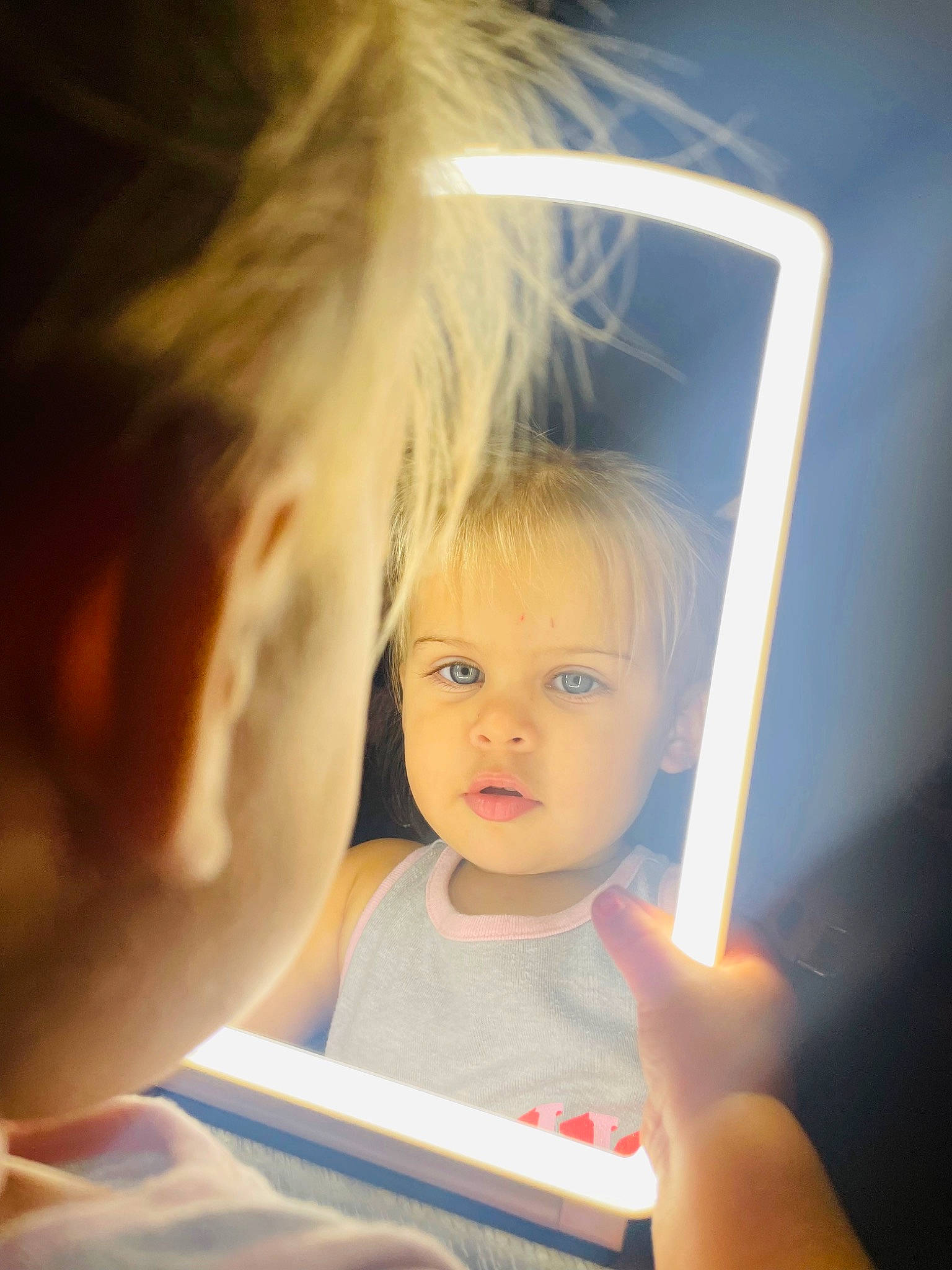 Isla joined the competition — help win amazing prizes! blond, cheek, child, chin, eyebrow, eyelash, face, facial_expression, finger, flash_photography, fun, gesture, hand, happy, head, iris, lip, nose, person, skin