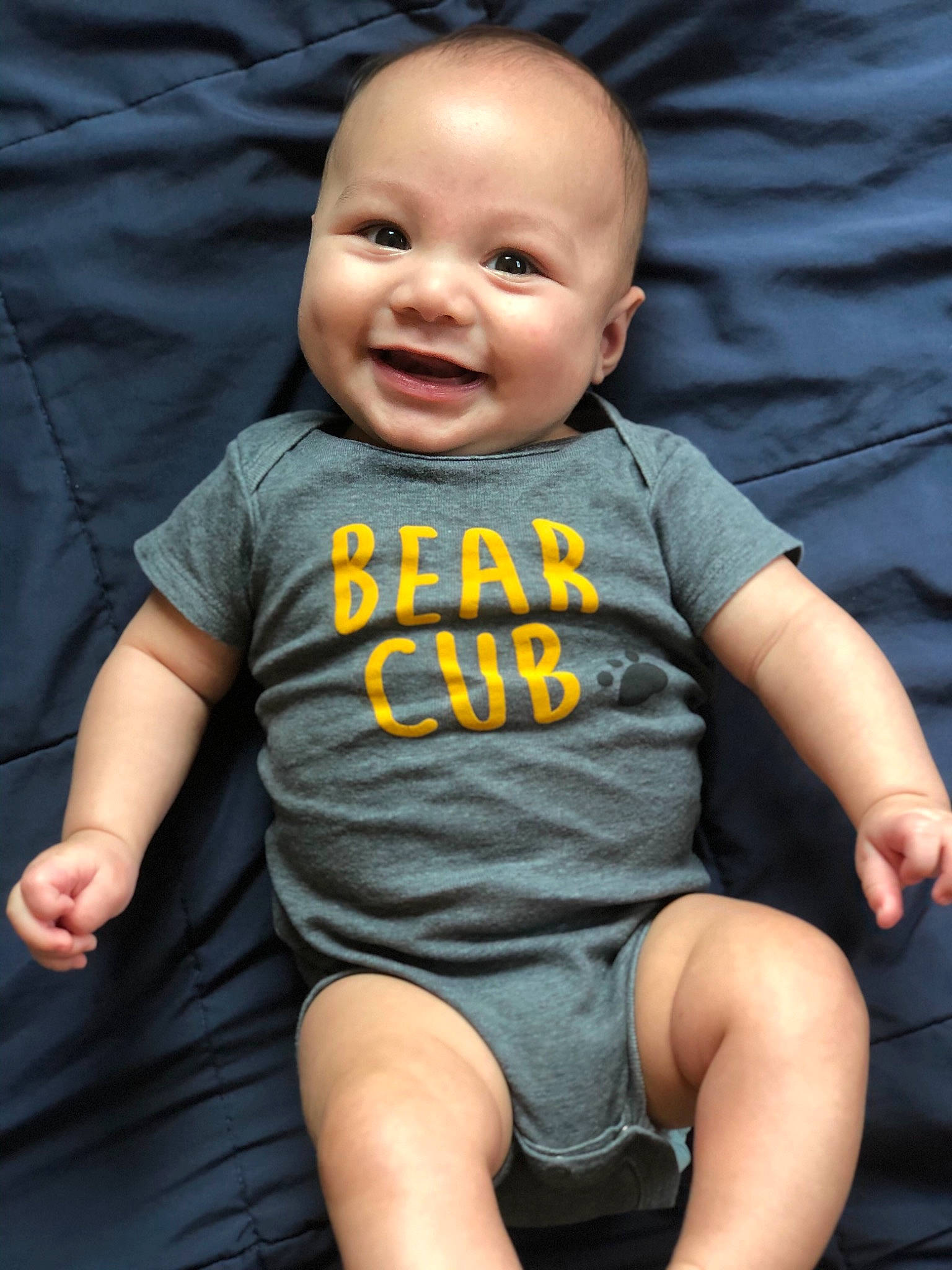 Kyzer joined the competition — help win amazing prizes! baby, baby_toddler_clothing, cheek, eye, facial_expression, finger, gesture, hairstyle, hand, happy, human_body, joy, leg, nose, person, skin, sleeve, smile, t_shirt, thigh