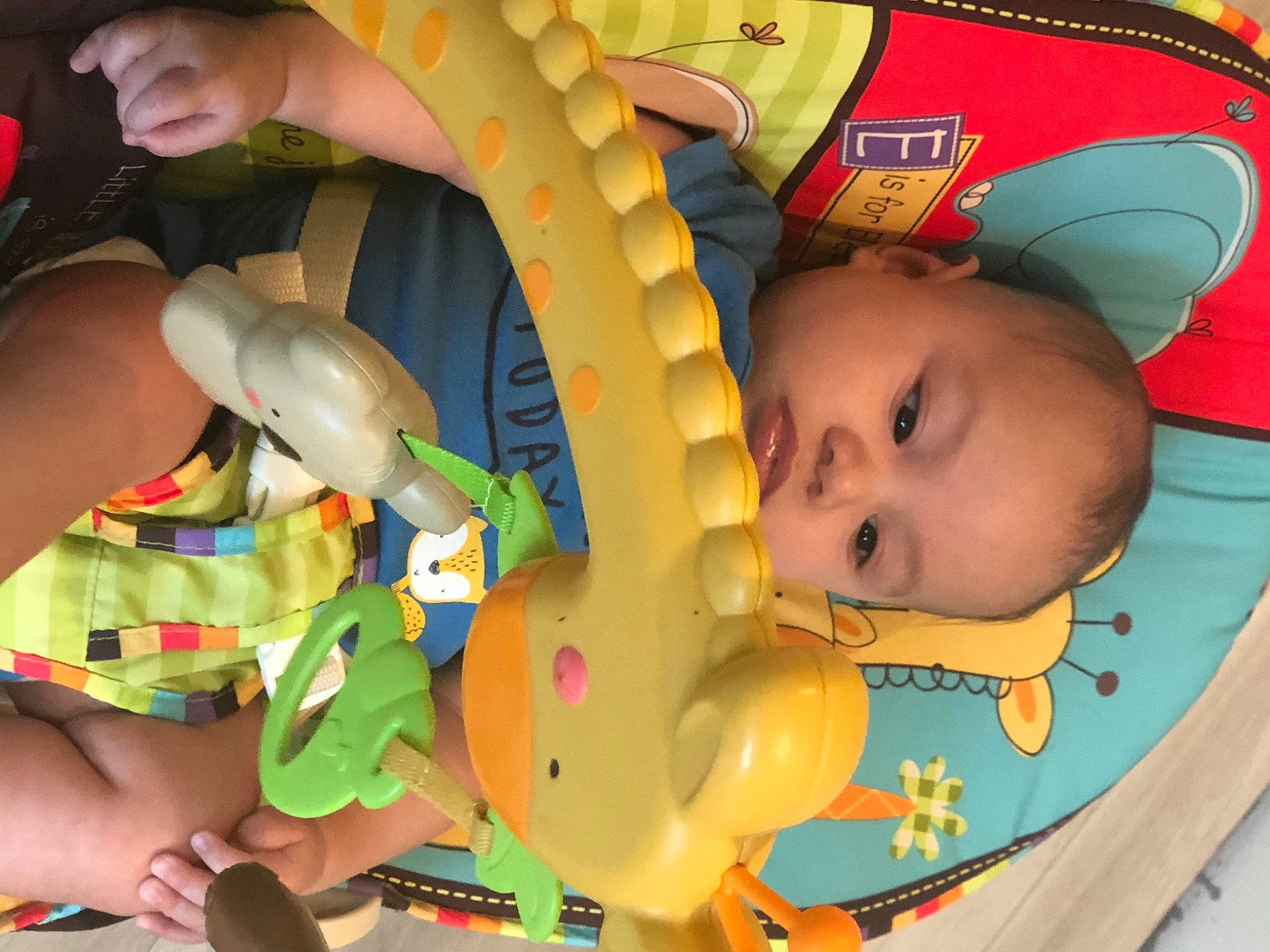 Kyzer is registered to the contest to win money with this photo: baby, baby_mobile, baby_products, cheek, child, ear, eye, fun, happy, human_body, iris, leisure, mouth, nose, person, play, skin, snapshot, toddler, toy