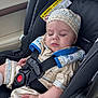 Matthew joined the competition — help win amazing prizes! baby, sleeping, car_seat, harness, baby_clothing, lace_cap, safety_warning, car_interior, child, infant, seatbelt, closeup, peaceful, cute, resting, portrait, young_child, baby_hand, comfortable, soft_lighting