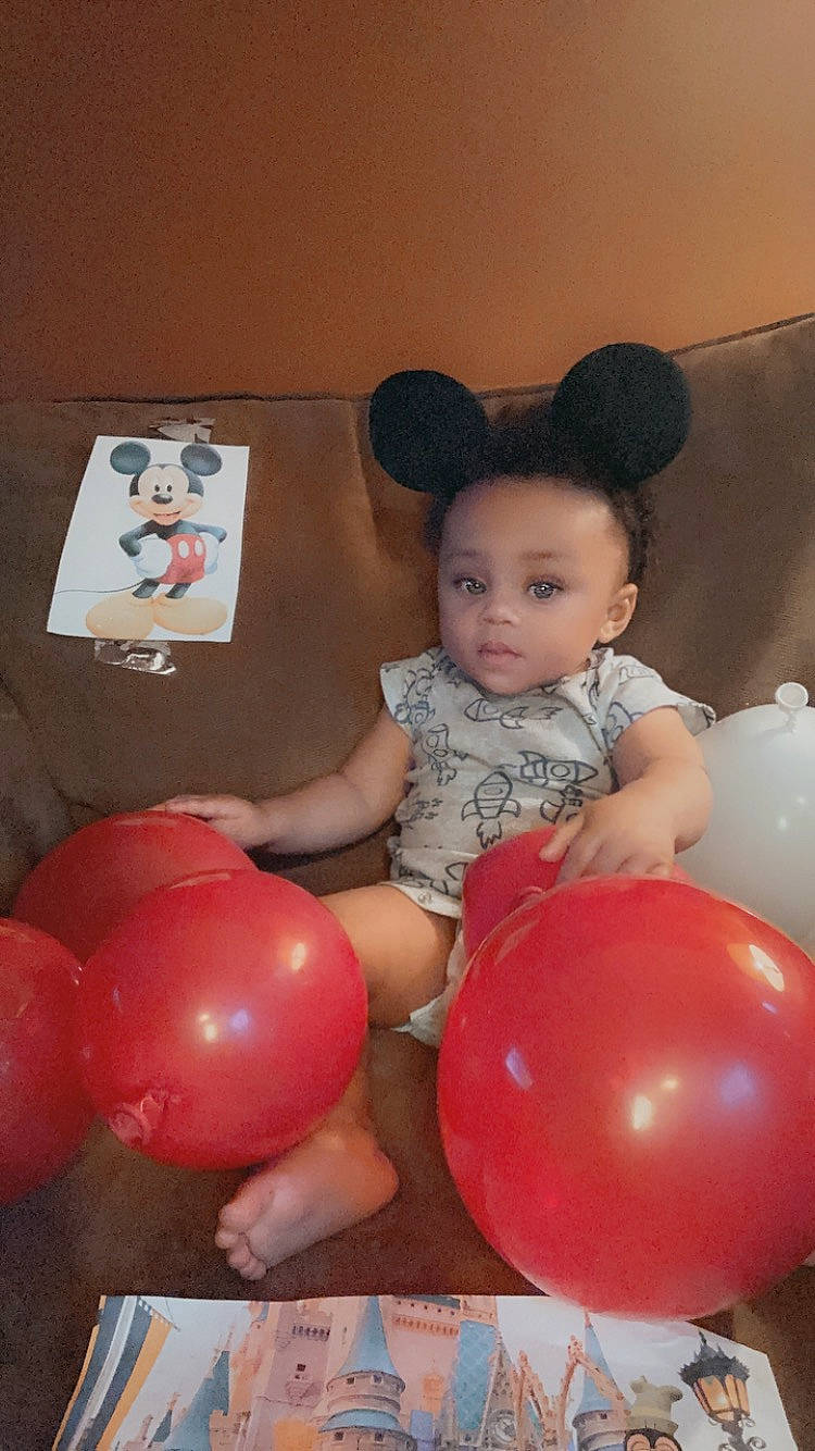 Kamron joined the competition — help win amazing prizes! arm, baby, baby_toddler_clothing, balloon, beauty, child, flooring, fun, happy, leg, material_property, muscle, party_supply, person, pink, product, red, thigh, toddler, trunk
