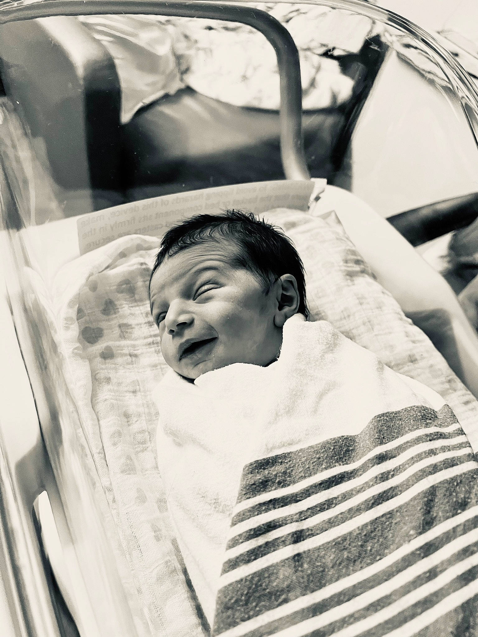 Faith joined the competition — help win amazing prizes! automotive_design, baby, baby_products, baby_safety, black_and_white, child, comfort, fun, happy, human, infant_bed, monochrome, monochrome_photography, motor_vehicle, person, room, sitting, stock_photography, street, style