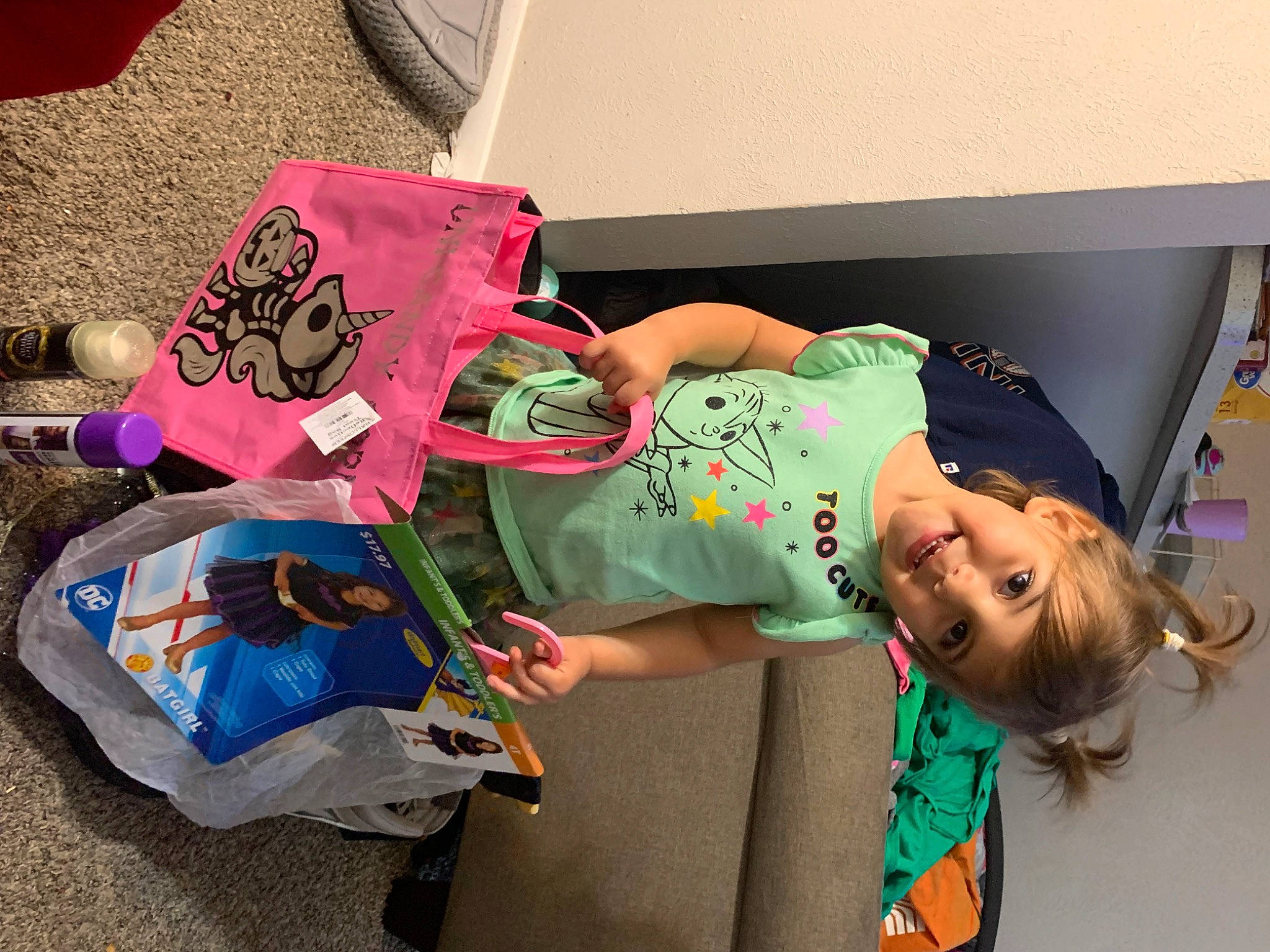 Rosaline joined the competition — help win amazing prizes! art, baby_toddler_clothing, child, flooring, happy, illustration, joy, leisure, magenta, paper_product, pattern, person, play, room, smile, t_shirt, textile, toddler, visual_arts