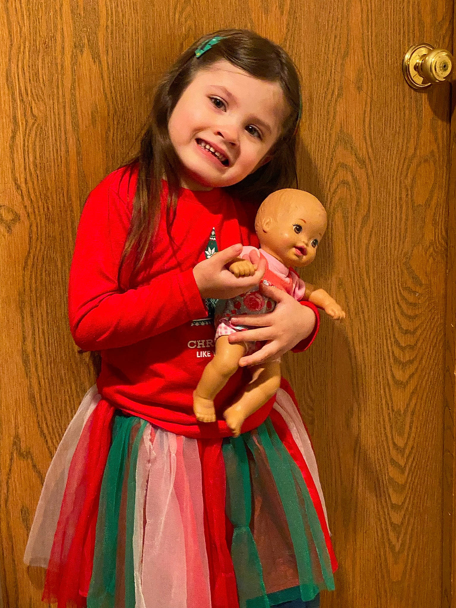 Eleanor is registered to the contest to win money with this photo: abdomen, baby_toddler_clothing, child, dress, eye, face, facial_expression, fawn, fun, gesture, happy, head, joy, magenta, person, pink, skin, sleeve, smile, toddler