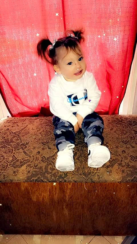 Esperanza joined the competition — help win amazing prizes! arm, baby, baby_toddler_clothing, cheek, comfort, eye, flash_photography, floor, flooring, hair, happy, hardwood, head, leg, person, skin, sleeve, t_shirt, textile, toddler