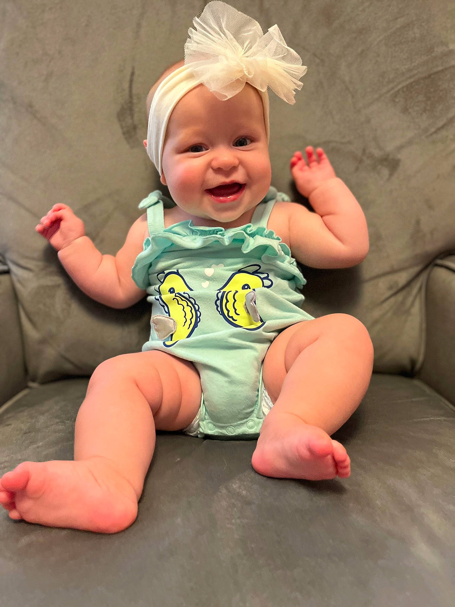 Makenna is registered to the contest to win money with this photo: baby, baby_toddler_clothing, beauty, cheek, child, comfort, eye, face, facial_expression, finger, hand, happy, head, headgear, headwear, person, pink, skin, sleeve, smile