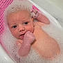 Dax joined the competition — help win amazing prizes! baby, bath, bubbles, foam, water, skin, head, hand, face, infant, tub, pink, relaxation, child, cute, cleaning, bathroom, soapy, playful, young