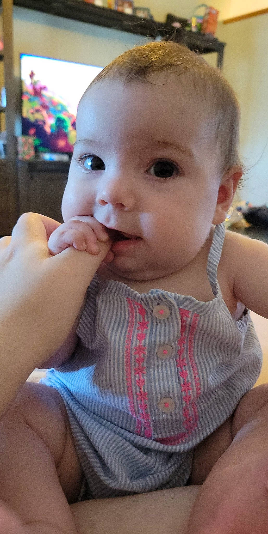 Katrina is registered to the contest to win money with this photo: arm, cheek, chin, ear, eye, eyebrow, eyelash, face, facial_expression, hair, head, human_body, joint, lip, mouth, muscle, neck, nose, person, shoulder