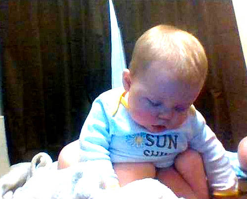 Abigail joined the competition — help win amazing prizes! baby, baby_grabbing_for_something, baby_products, baby_toddler_clothing, cheek, child, comfort, crawling, flooring, fun, grass, happy, iris, leisure, person, play, room, sitting, toddler, tummy_time