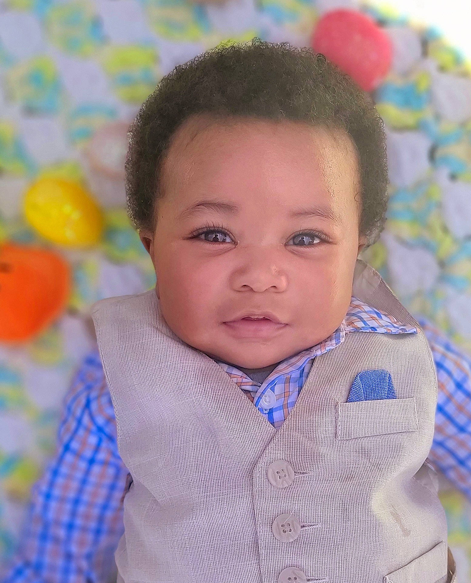 Chayse joined the competition — help win amazing prizes! azure, baby_toddler_clothing, cheek, eye, face, facial_expression, forehead, fun, hair, hairstyle, happy, human, iris, lip, neck, nose, outerwear, person, skin, sleeve