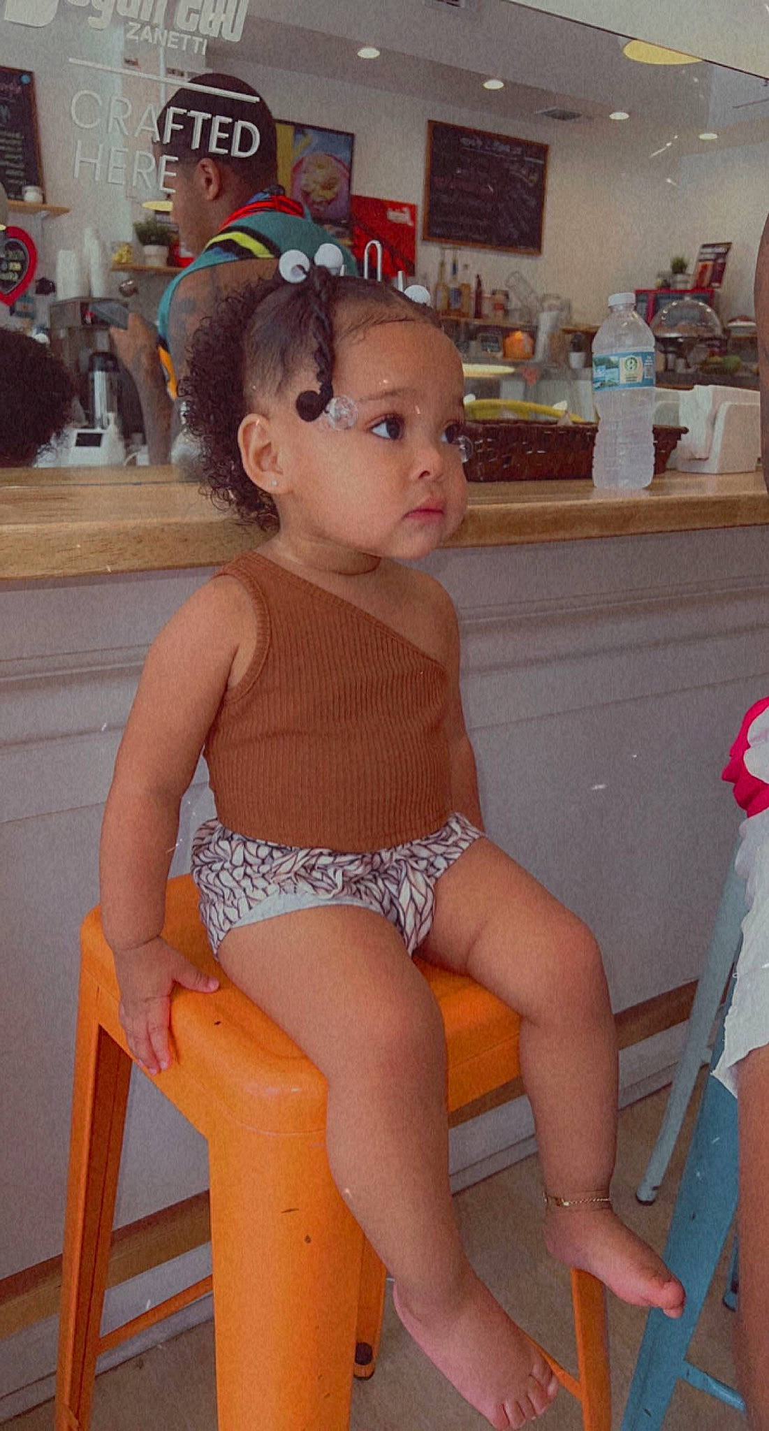 Gabriella joined the competition — help win amazing prizes! abdomen, black_hair, chest, child, fun, hairstyle, headwear, human_leg, joint, knee, leg, leisure, person, shoulder, skin, swimwear, thigh, toddler, trunk, undergarment