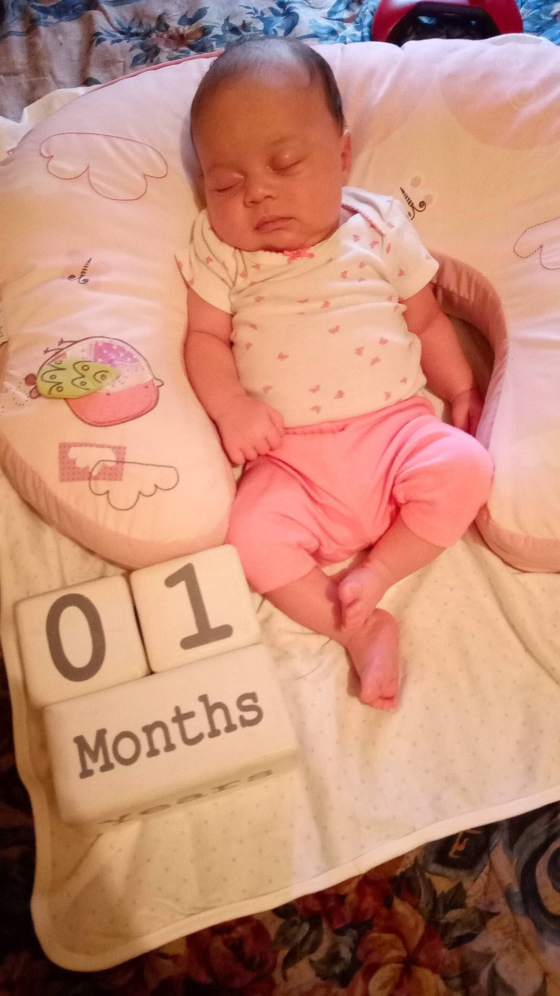 Ciara joined the competition — help win amazing prizes! abdomen, arm, baby, baby_toddler_clothing, cheek, comfort, finger, hand, happy, human_body, leg, mouth, neck, person, pink, skin, sleeve, stomach, textile, thigh