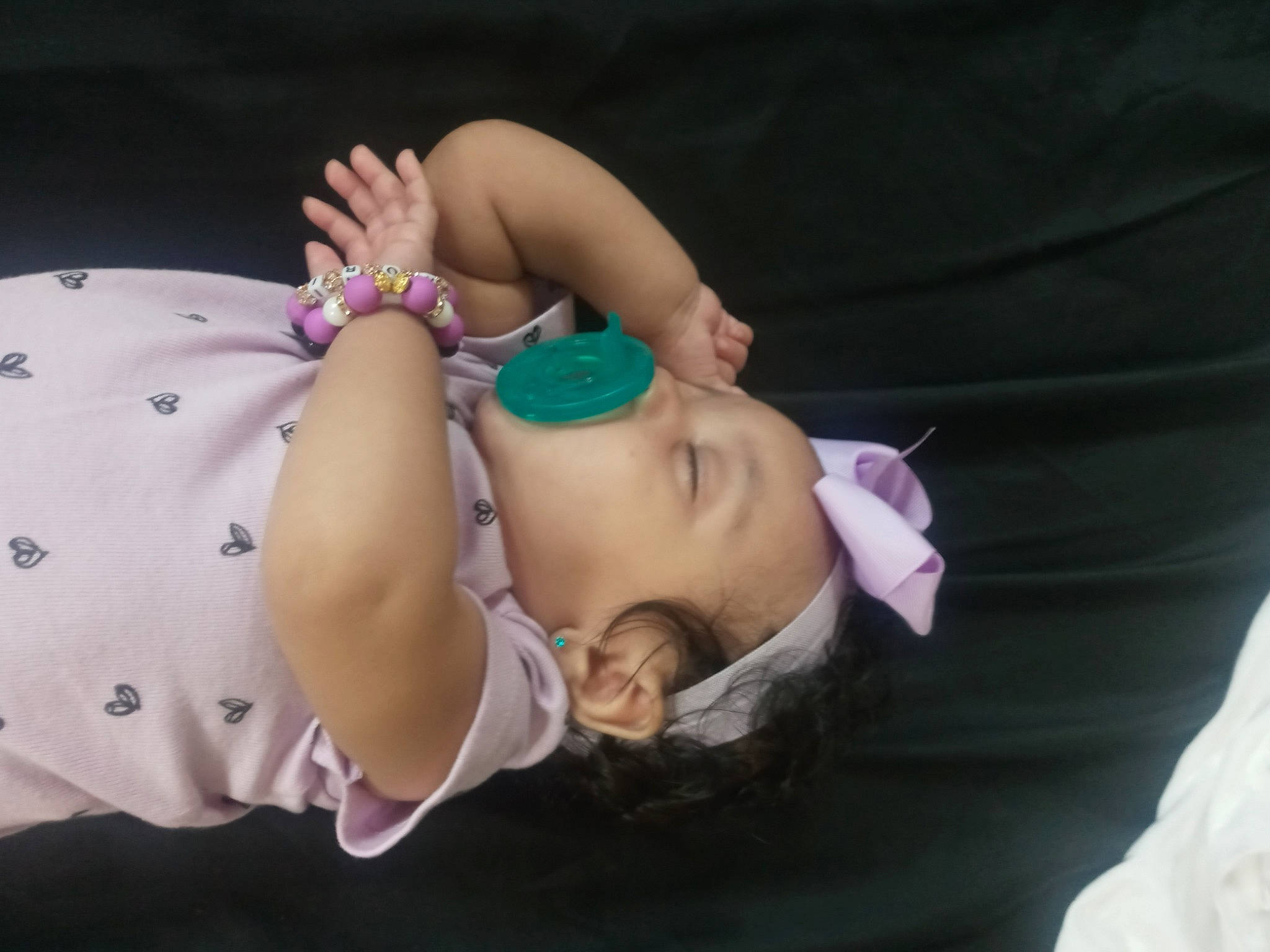 Aori joined the competition — help win amazing prizes! baby, baby_toddler_clothing, cheek, eyelash, eyewear, gesture, glasses, grass, hand, happy, headgear, human_body, jewellery, lip, nail, person, purple, skin, sleeve, toddler