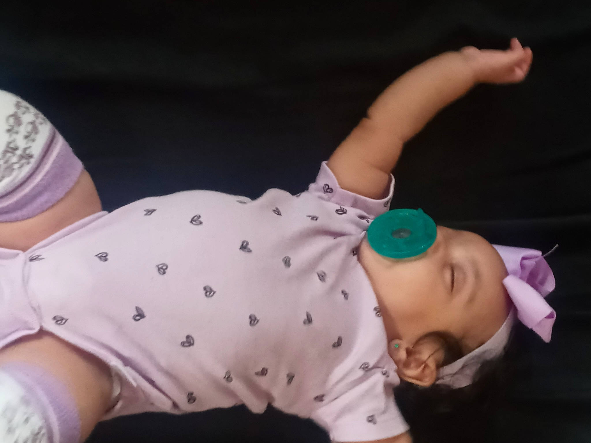 Aori joined the competition — help win amazing prizes! abdomen, arm, baby, baby_toddler_clothing, black_hair, chest, elbow, eyelash, finger, headgear, human_body, joint, mouth, nail, neck, person, pink, skin, sleeve, thigh
