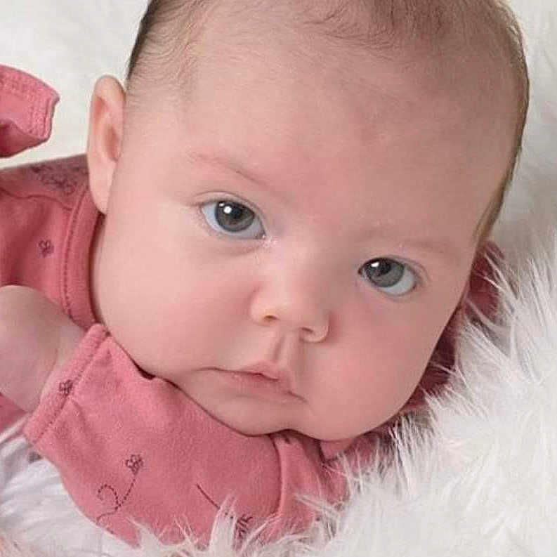 Luna joined the competition — help win amazing prizes! baby, biting, blonde, bodypart, clothing, coat, face, finger, frown, hand, happy, head, jacket, newborn, person, photography, portrait, sad, selfie, smile