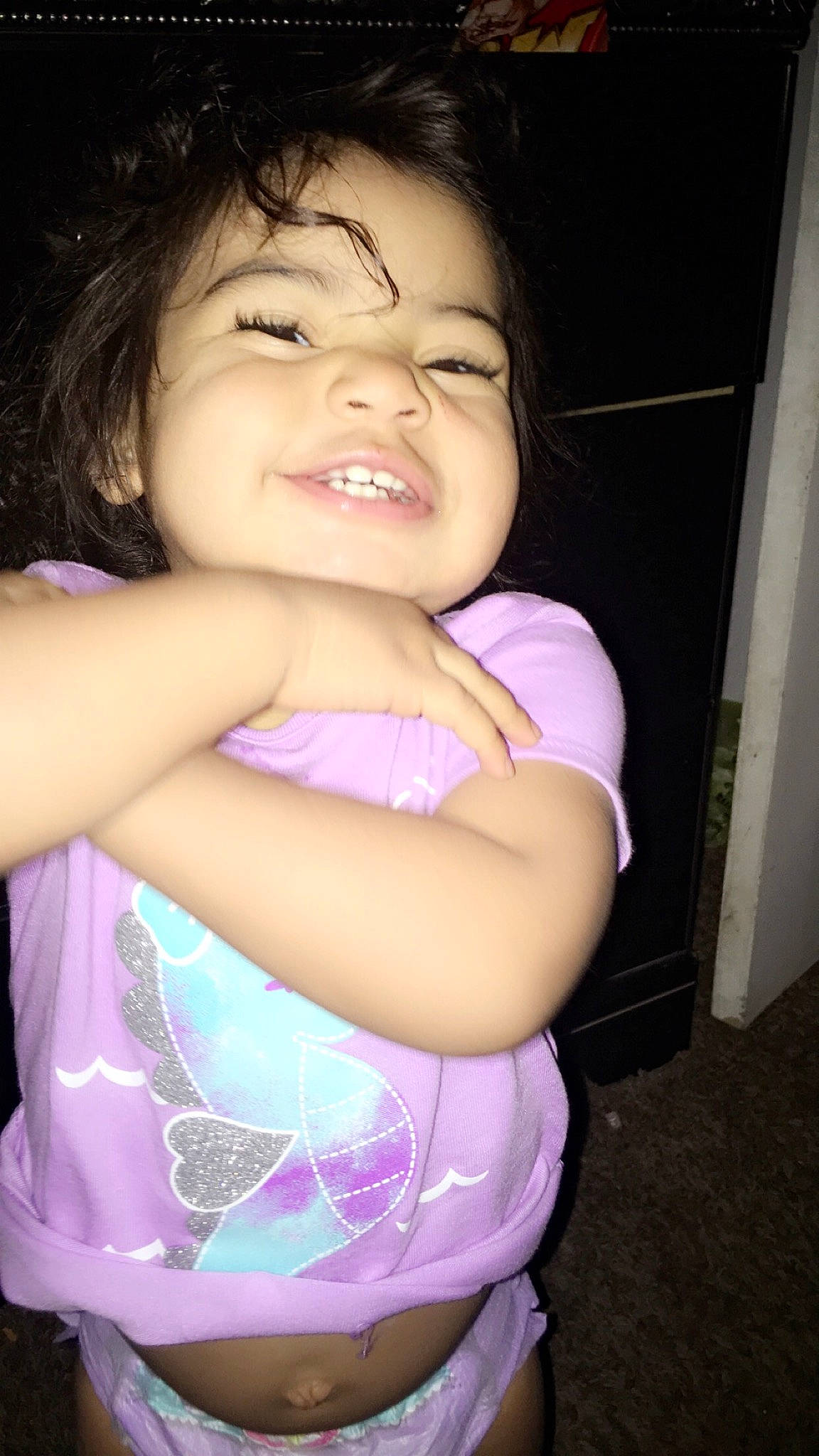 Jaliyah joined the competition — help win amazing prizes! black_hair, cheek, child, fun, happy, joy, person, pink, skin, smile, toddler