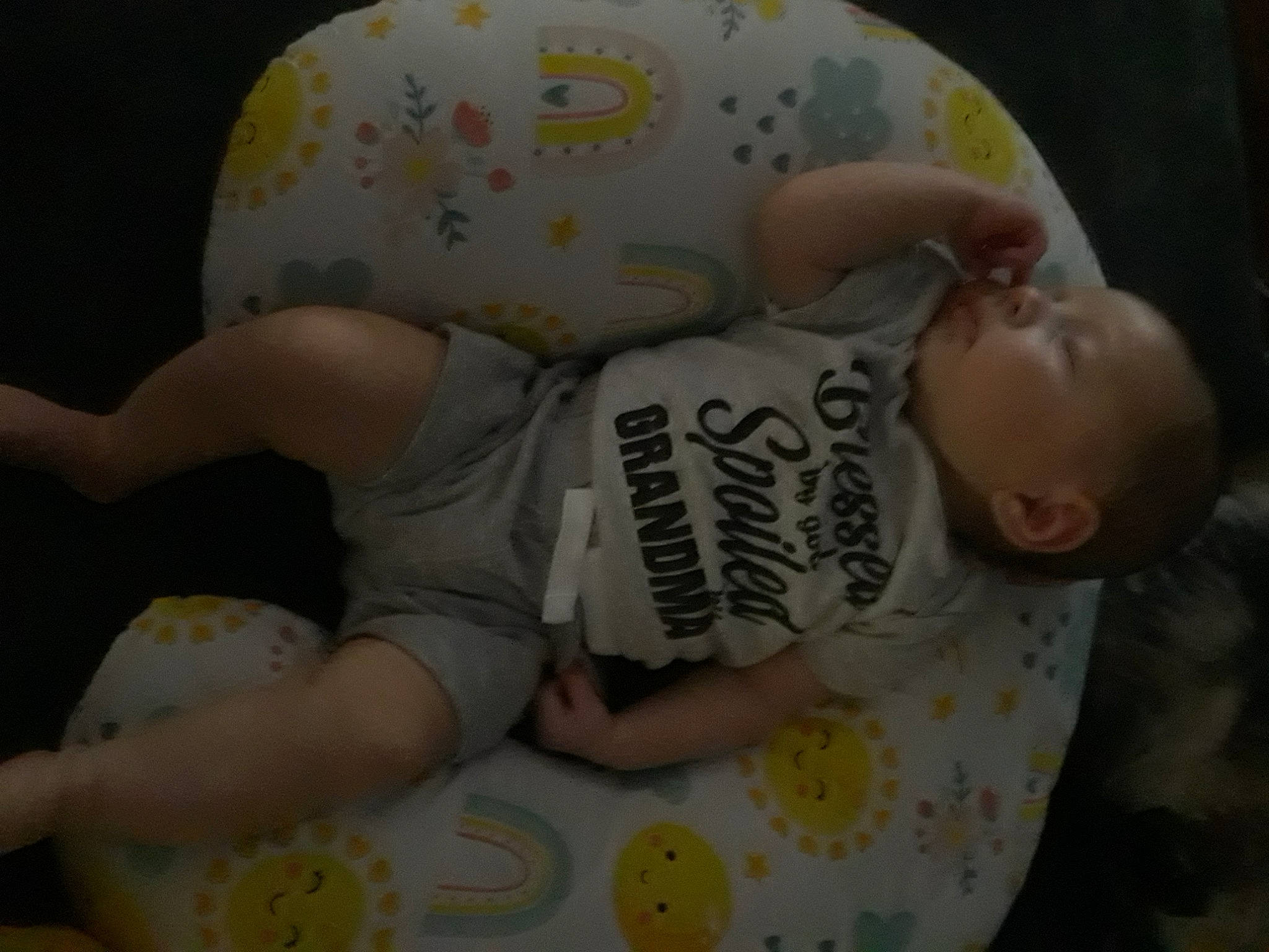 Alice is registered to the contest to win money with this photo: baby, baby_products, baby_safety, baby_sleeping, baby_toddler_clothing, bedtime, cheek, child, comfort, finger, human_body, linens, nail, nap, person, sitting, skin, sleep, sleeve, thigh