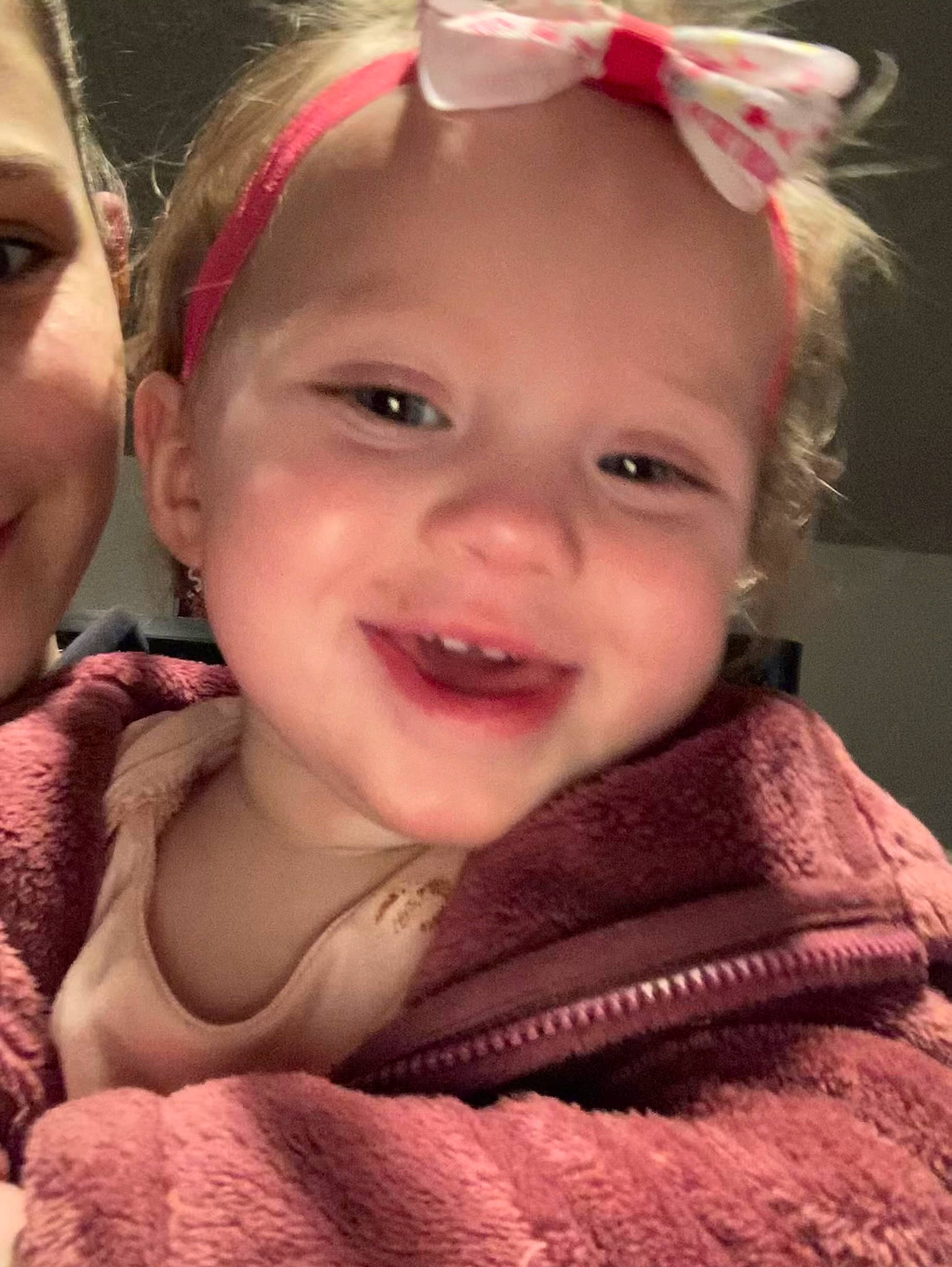 Coraline joined the competition — help win amazing prizes! cheek, chin, cool, ear, eye, eyebrow, forehead, fun, happy, headgear, headwear, iris, joy, lip, mouth, nose, organ, outerwear, person, pink