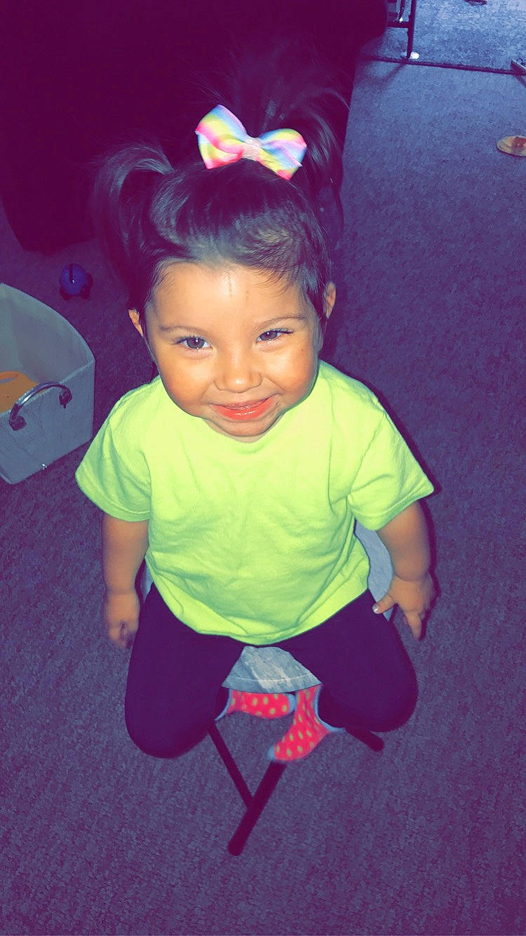 Aya is registered to the contest to win money with this photo: baby, child, ear, fun, happy, head, joy, person, pink, play, skin, smile, t_shirt, toddler