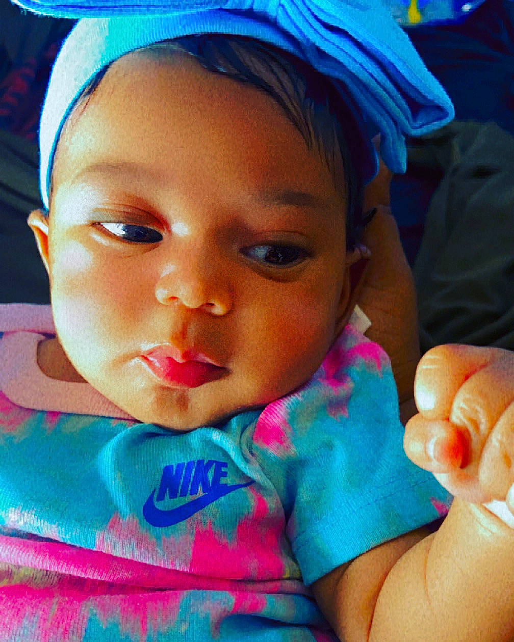 Jahnay is registered to the contest to win money with this photo: azure, blue, cheek, chin, eye, eyebrow, eyelash, face, facial_expression, hairstyle, happy, human, human_body, iris, lip, mouth, nose, organ, person, skin