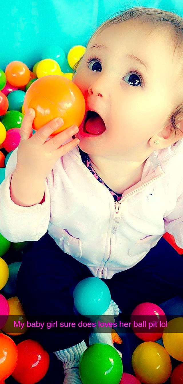 Isabella joined the competition — help win amazing prizes! baby, baby_toddler_clothing, balloon, beauty, child, electric_blue, event, eyelash, facial_expression, fun, gesture, happy, light, party_supply, people, person, photograph, pink, surprise, sweetness
