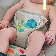 Samuel is registered to the contest to win money with this photo: baby, infant, diaper, baby_seat, socks, toy, elephant_toy, cute, chubby, child, indoor, colorful, playful, turtle_design, legs, arms, face, looking_away, comfort, relaxed