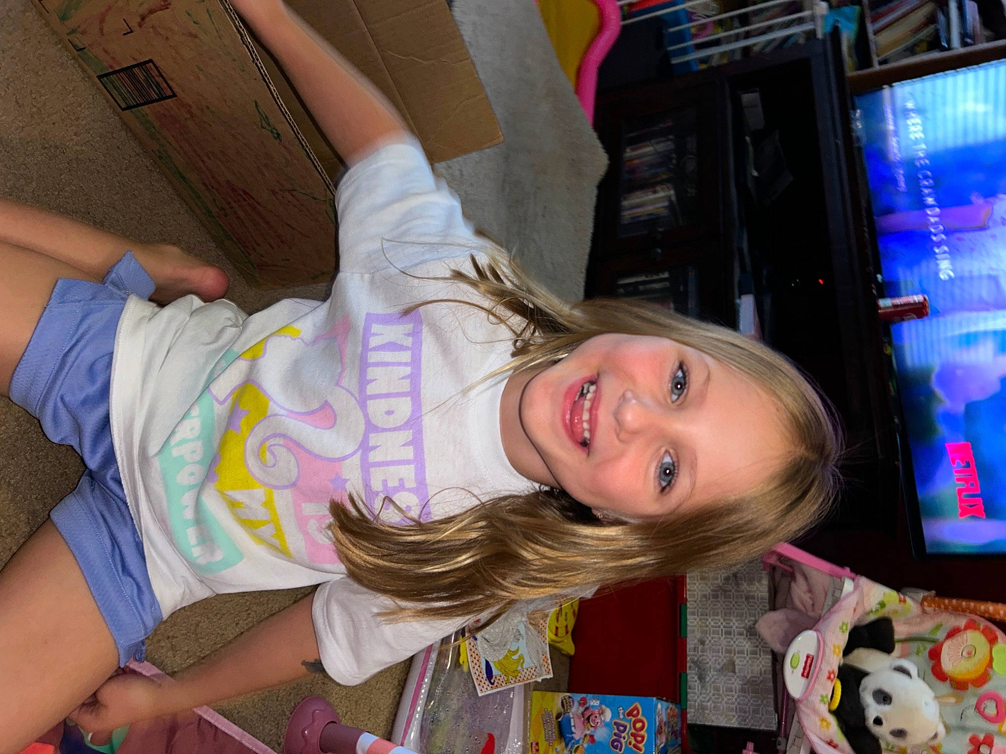 Kaylyn joined the competition — help win amazing prizes! abdomen, beauty, chest, child, elbow, fun, hair_coloring, happy, human_leg, joy, knee, leisure, machine, magenta, person, pink, smile, snapshot, thigh, trunk