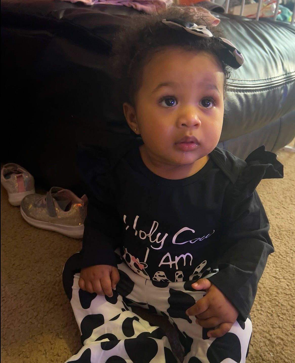 Nevaeh is registered to the contest to win money with this photo: child, cool, eye, facial_expression, finger, flash_photography, hairstyle, happy, iris, mouth, nose, organ, person, plant, sitting, skin, sleeve, standing, surprise, t_shirt