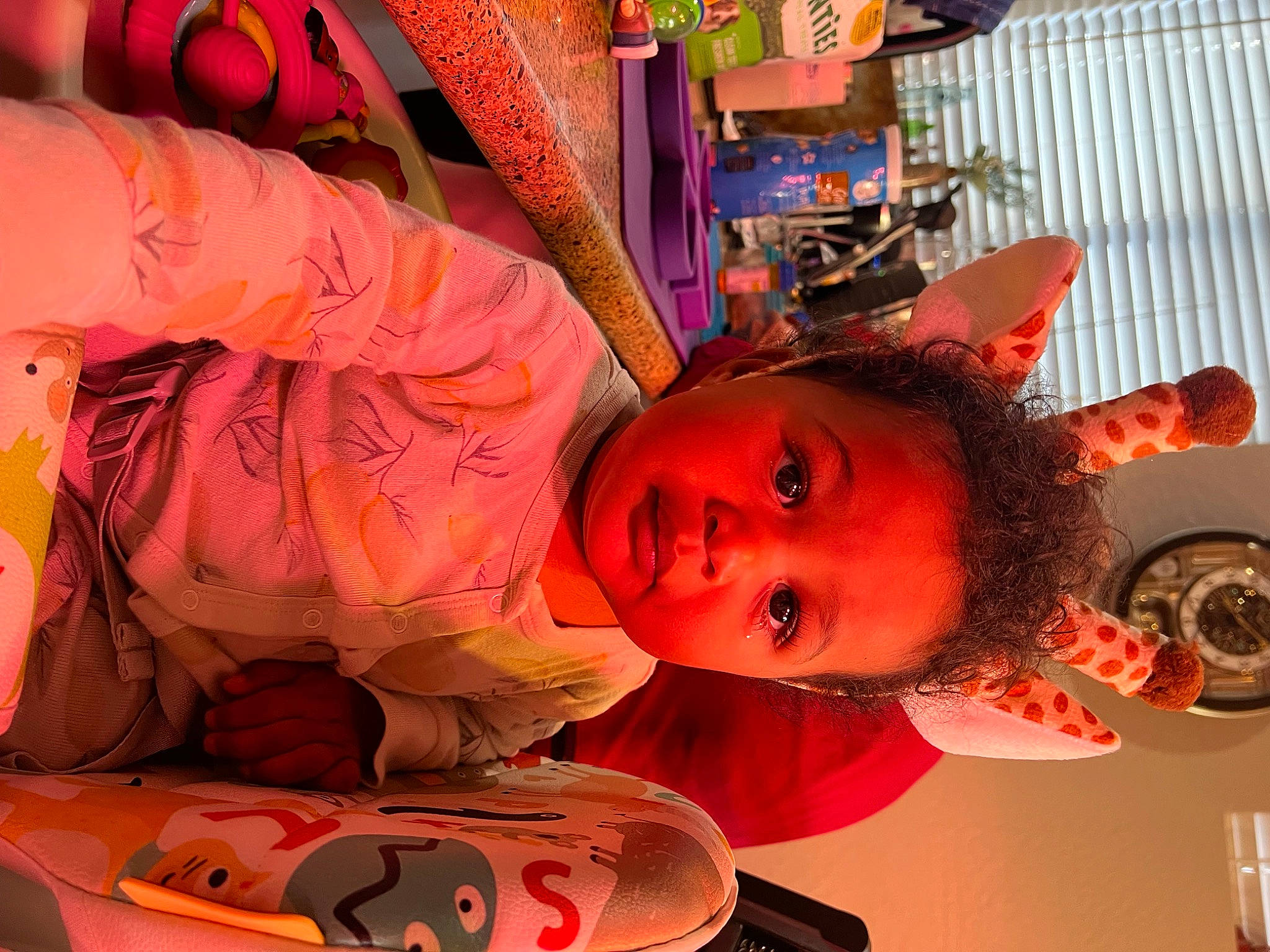 Nevaeh joined the competition — help win amazing prizes! art, beauty, child, fun, hair_coloring, happy, magenta, orange, peach, person, pink, plant, red, room, snapshot, tire, toddler, toy, tradition, tree