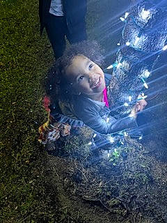 Gianni is registered to the contest to win money with this photo: cloud, darkness, electric_blue, fun, grass, happy, joy, landscape, leisure, meteorological_phenomenon, natural_environment, nature, night, person, recreation, sky, smile, soil, tree, underwater