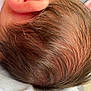 Nova is registered to the contest to win money with this photo: baby, head, hair, ear, closeup, skin, blanket, pink, white, soft, texture, infant, sleeping, newborn, resting, child, cute, warm, cozy, portrait