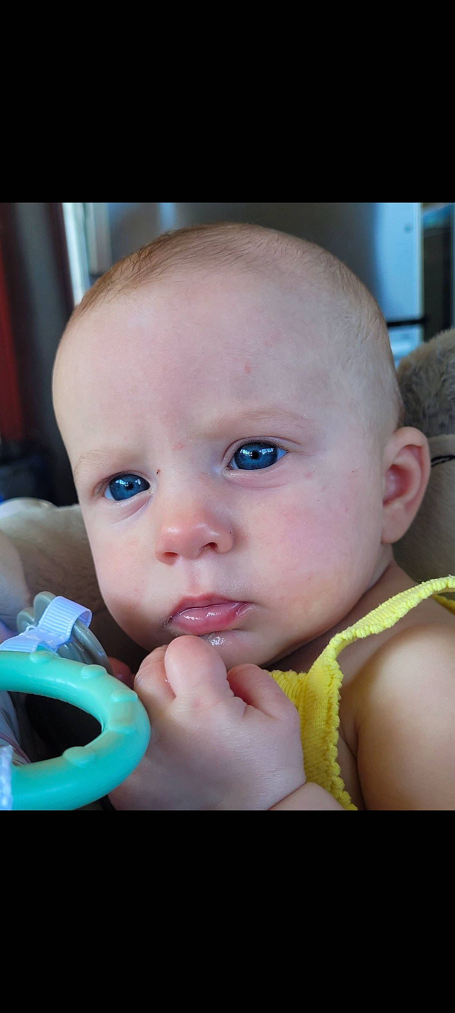 Anastasia joined the competition — help win amazing prizes! baby, baby_products, baby_toddler_clothing, biting, cheek, child, curtain, ear, eyelash, finger, fun, happy, iris, lip, mouth, nail, nose, person, sitting, skin