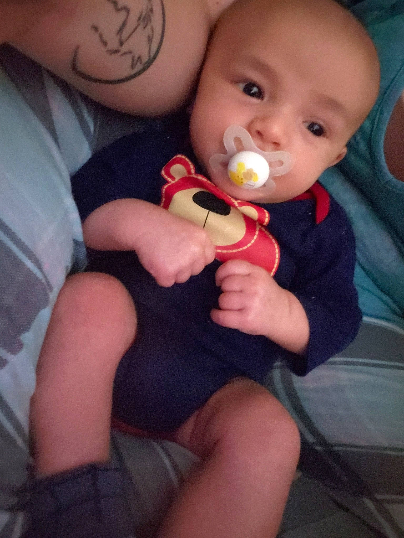 Jaxson Paul is registered to the contest to win money with this photo: baby, baby_products, child, finger, leg, nail, person, product, skin, thigh, toddler