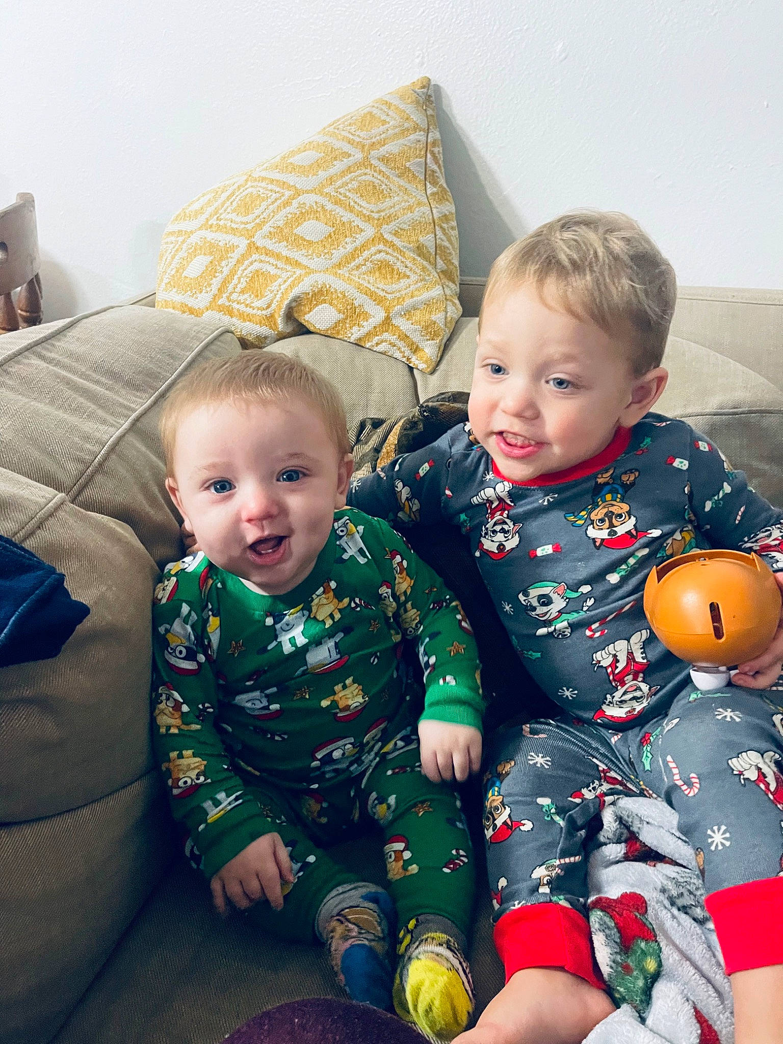 Liam joined the competition — help win amazing prizes! baby, baby_toddler_clothing, child, comfort, couch, eye, fun, happy, head, iris, lap, organ, person, photograph, sharing, sitting, skin, sleeve, smile, t_shirt