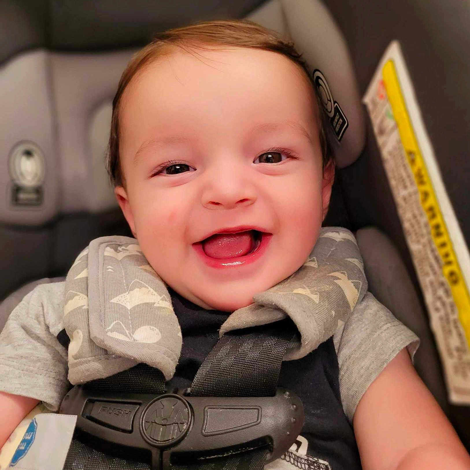 Liam is registered to the contest to win money with this photo: baby, babylaughing, face, happy, head, laughing, person, photography, portrait, smile