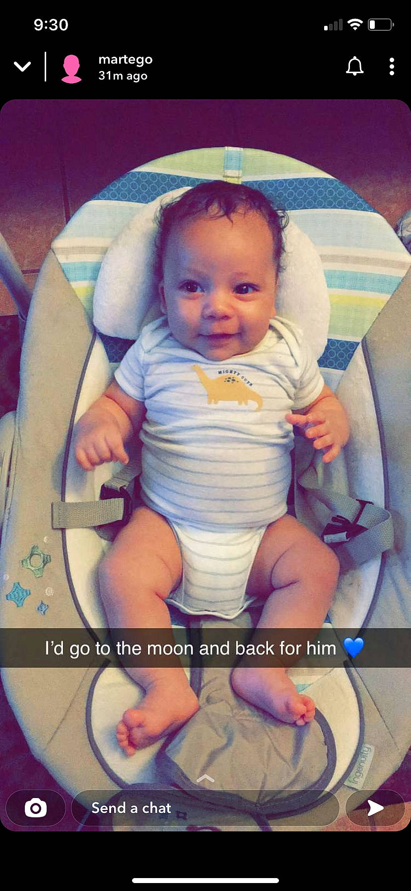 Kylen joined the competition — help win amazing prizes! arm, baby, baby_toddler_clothing, chair, cheek, comfort, face, finger, head, iris, leg, mouth, nail, person, pink, product, purple, skin, thigh, thumb