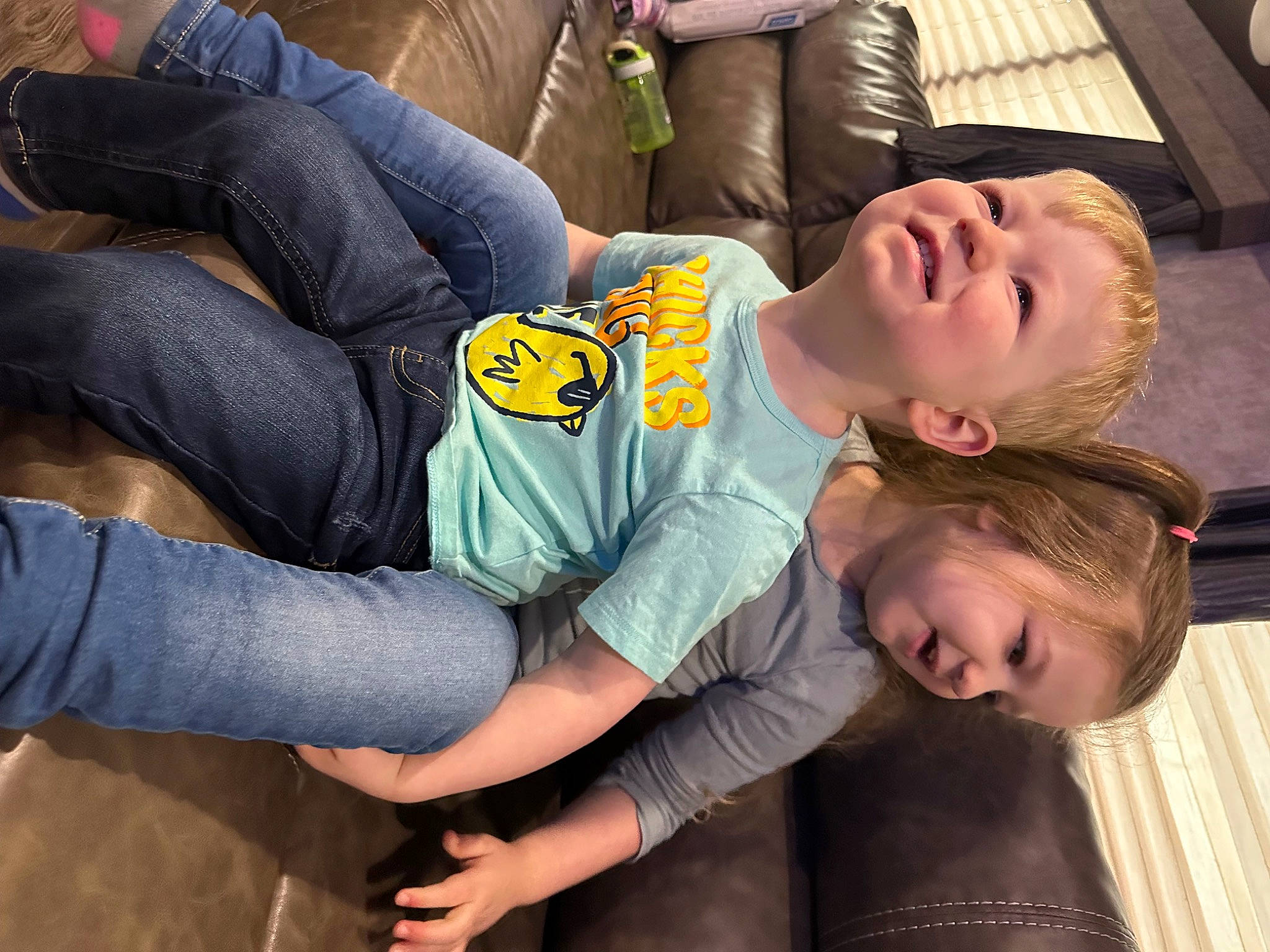 Jameson joined the competition — help win amazing prizes! child, comfort, cool, elbow, flooring, fun, gesture, happy, human_leg, interaction, joint, joy, knee, lap, mouth, person, sitting, smile, sportswear, thigh