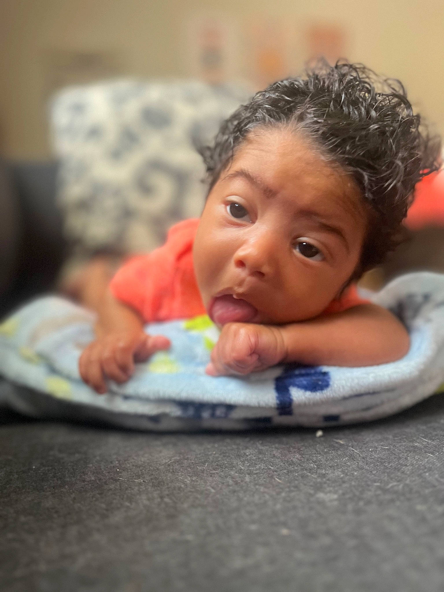 Tahj joined the competition — help win amazing prizes! baby, baby_toddler_clothing, cheek, child, chin, comfort, ear, eye, eyebrow, eyelash, face, forehead, happy, lip, mouth, neck, nose, person, sitting, skin