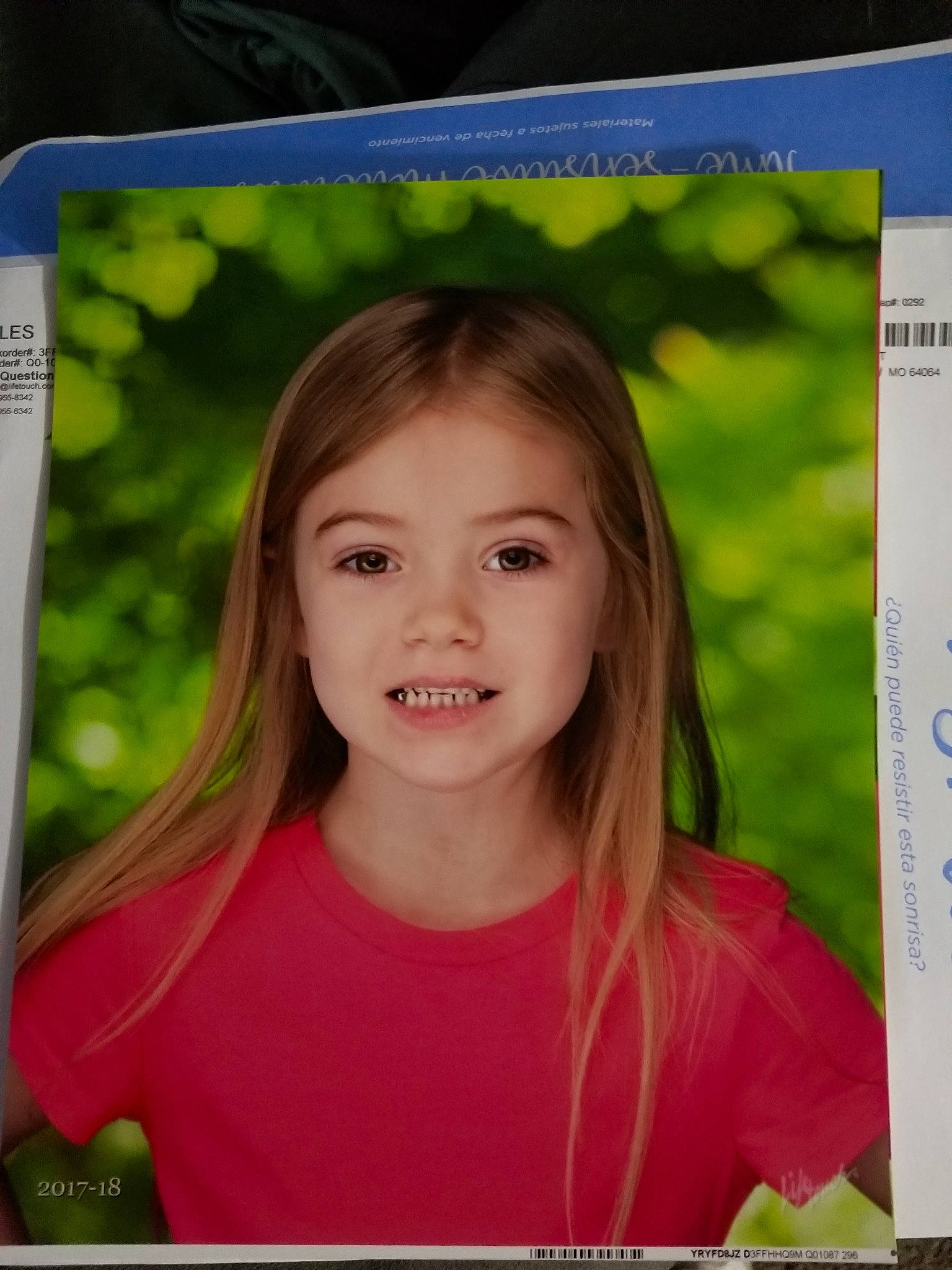 Averie is registered to the contest to win money with this photo: calendar, child, display_device, eyelash, facial_expression, flash_photography, fun, graphics_software, grass, happy, joy, magenta, pattern, people_in_nature, person, picture_frame, portrait_photography, rectangle, smile, technology