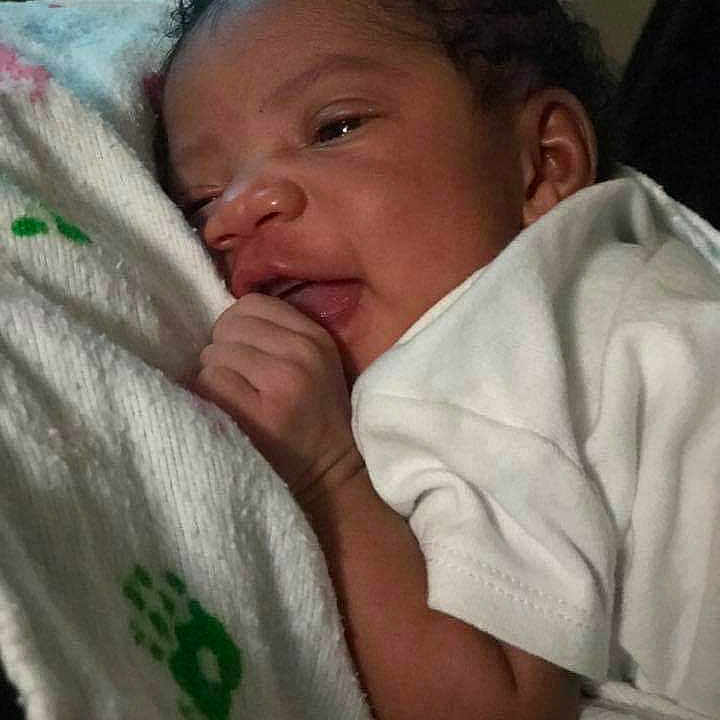 Nevaeh joined the competition — help win amazing prizes! accessories, architecture, baby, bed, blanket, building, earring, face, furniture, happy, head, hospital, jewelry, newborn, person, photography, portrait, quilt, sleeping, smile