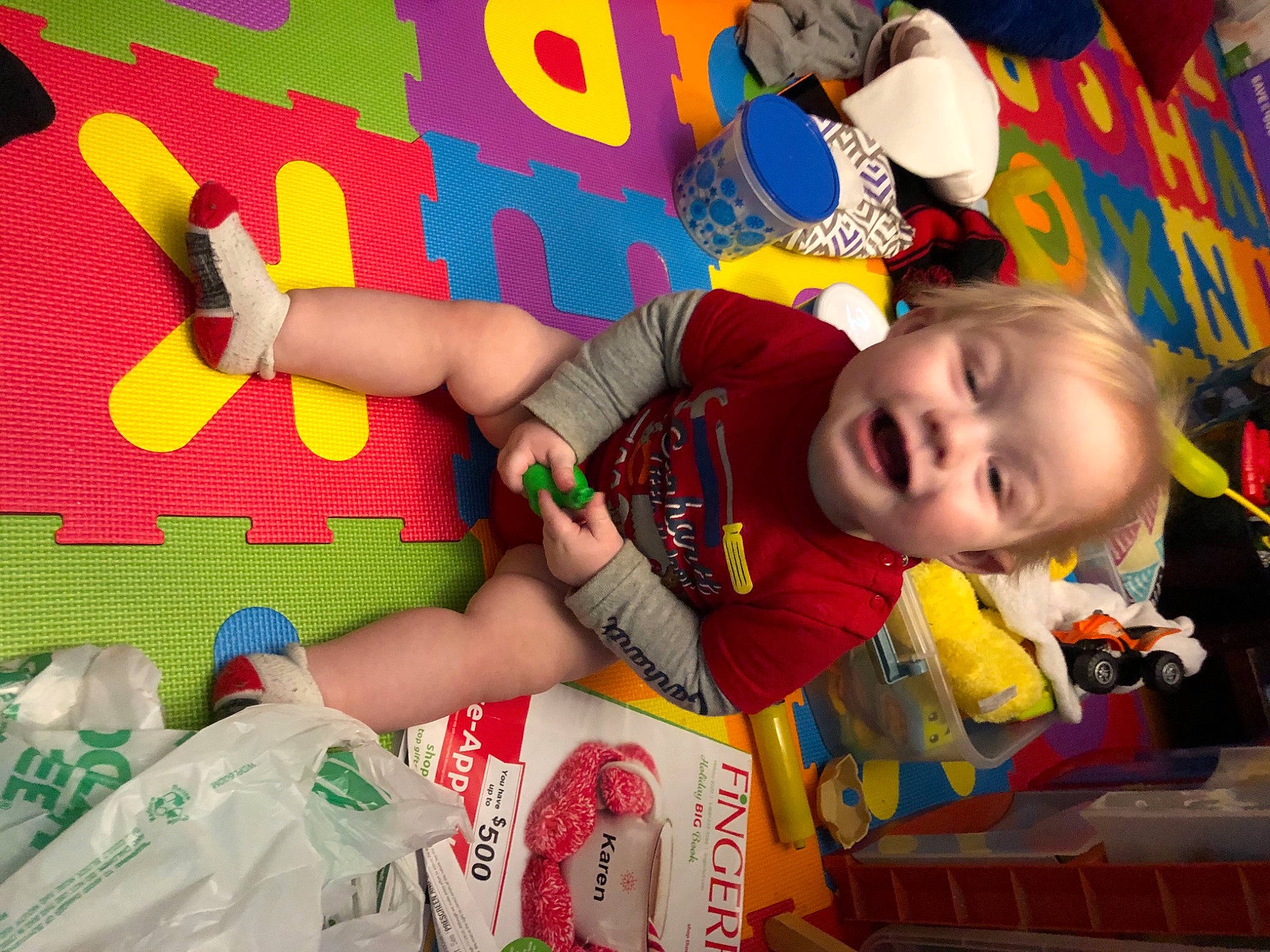 Kade joined the competition — help win amazing prizes! child, fun, happy, person, play, smile, toddler, world