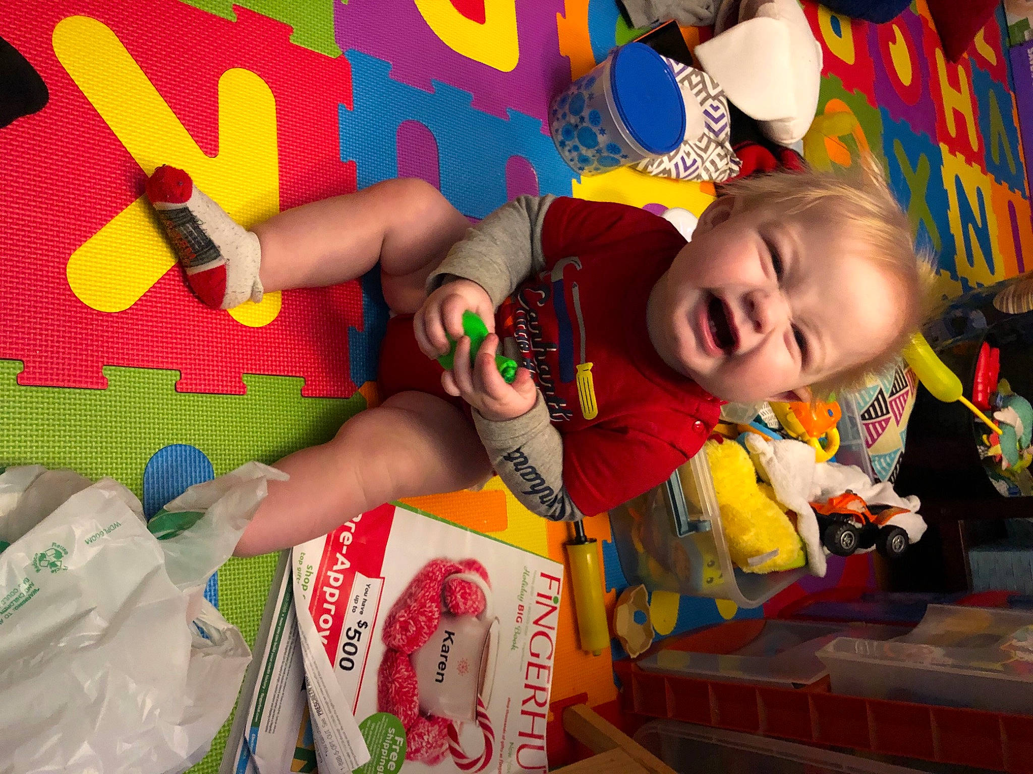 Kade joined the competition — help win amazing prizes! child, fun, happy, person, play, smile, textile, toddler