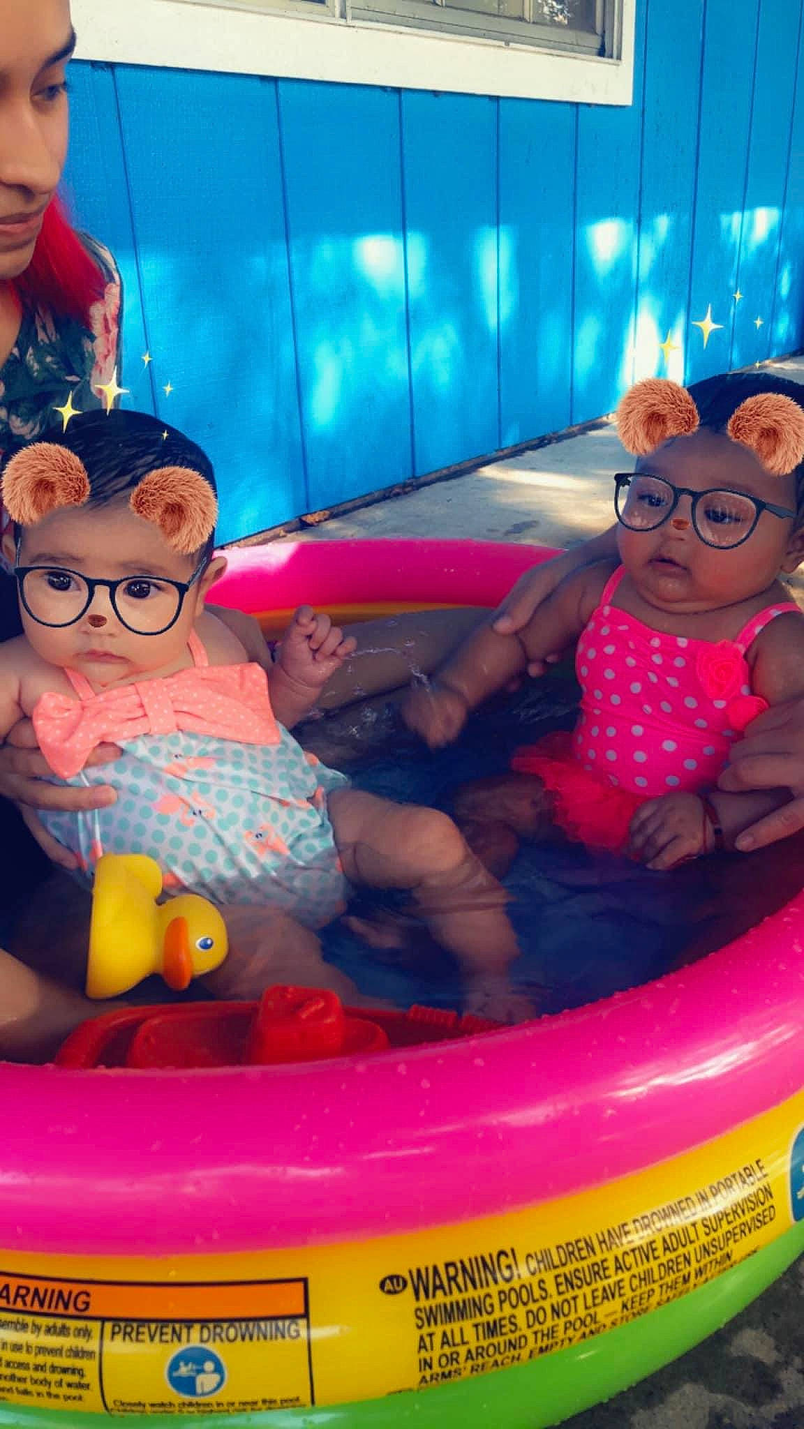 Hayley joined the competition — help win amazing prizes! automotive_exterior, baby_float, bathing, blue, bumper, car, child, eyewear, fun, games, goggles, happy, hat, headwear, inflatable, leisure, person, pink, product, purple