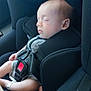 Jace joined the competition — help win amazing prizes! baby, car_seat, sleeping, child, infant, harness, seatbelt, safety, transportation, clothing, interior, car, peaceful, rest, young, cute, small, person, seat, travel