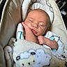 Oilver joined the competition — help win amazing prizes! newborn, baby, sleeping, infant, portrait, face, closed_eyes, peaceful, bassinet, blanket, swaddle, cozy, indoors, resting, hand, fist, plush, soft, nursery, photography