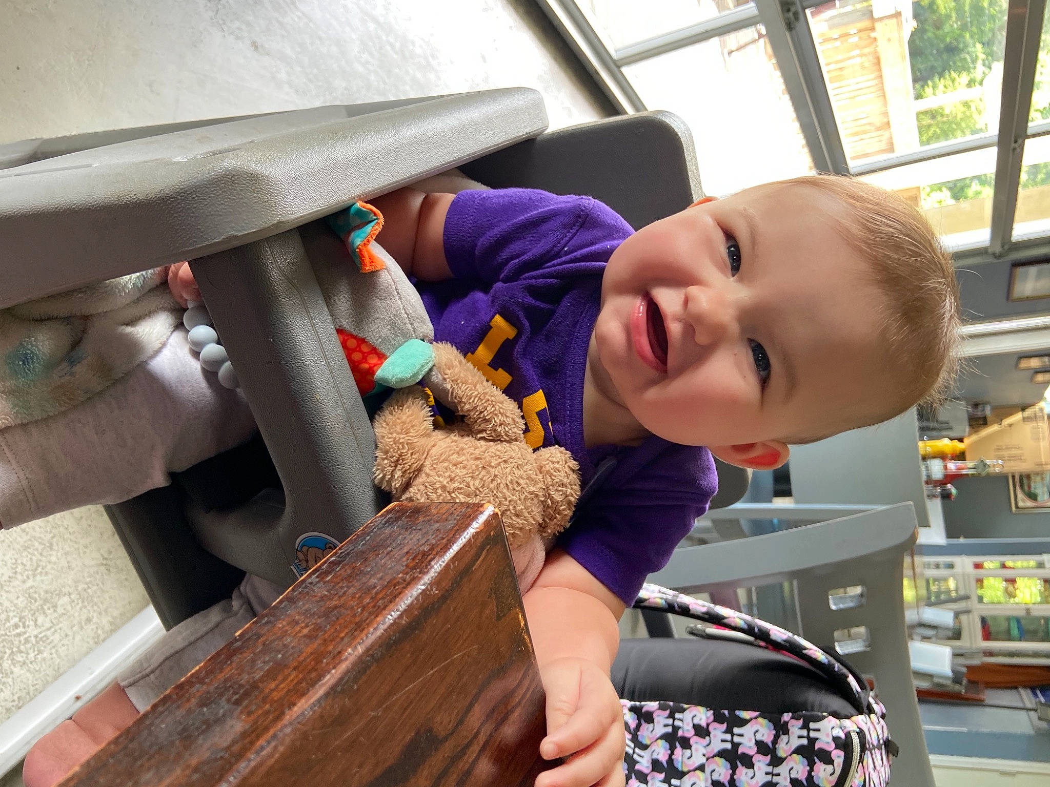 Bayleigh joined the competition — help win amazing prizes! automotive_exterior, baby, baby_toddler_clothing, child, fun, gas, happy, leisure, person, plant, play, shelf, sitting, skin, smile, t_shirt, toddler, travel, vacation, vehicle