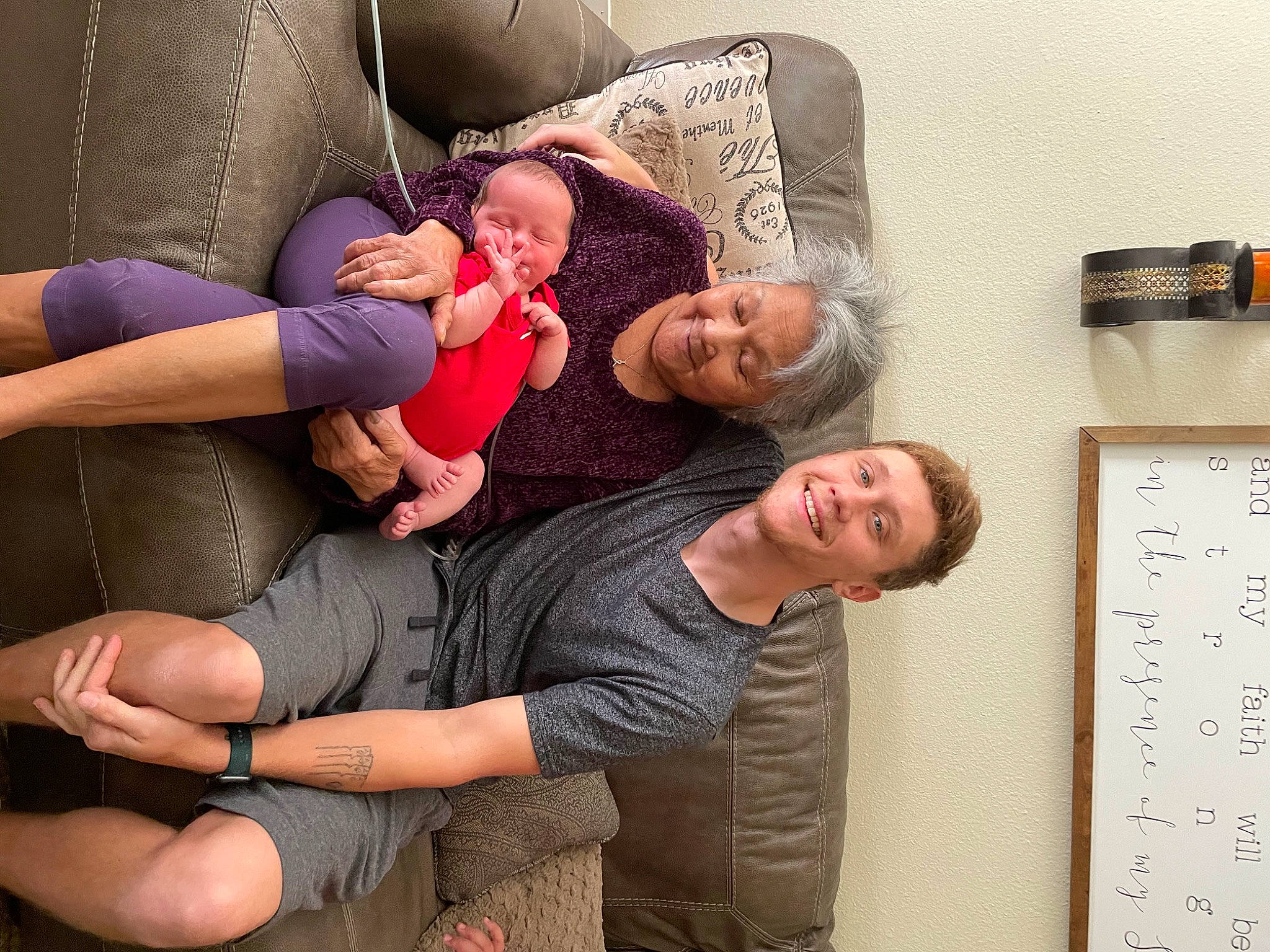 Cole joined the competition — help win amazing prizes! arm, baby, comfort, couch, elbow, finger, gesture, hand, happy, human, human_body, joint, joy, knee, lap, leg, mouth, muscle, organ, person